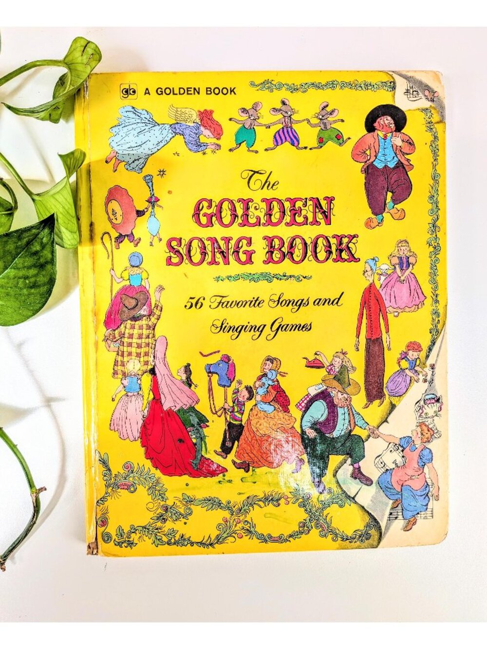 Vintage 1970s Little Golden Book of Songs Hardcover | Retro Children's
